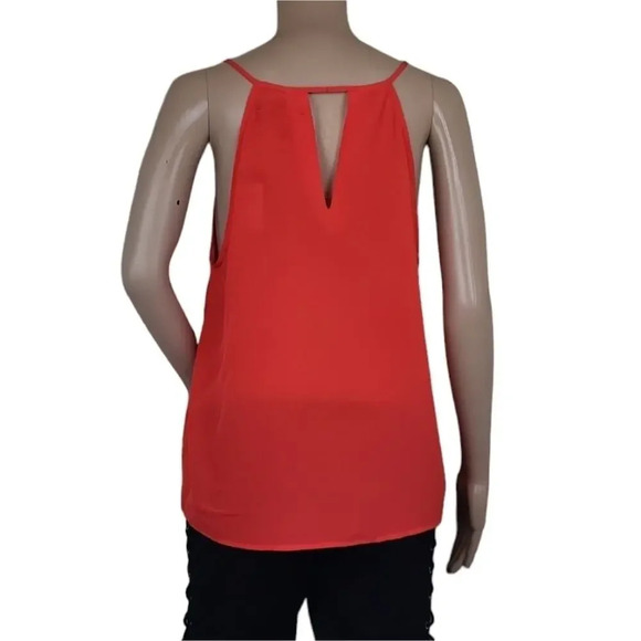 Yumi Kim Silk Double V Cami Red Tank Top - Picture 2 of 5